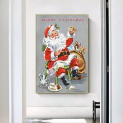 vintage weihnachtsplakat