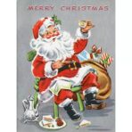 vintage weihnachtsplakat