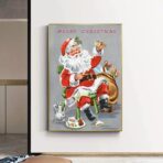 vintage weihnachtsplakat