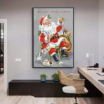 vintage weihnachtsplakat