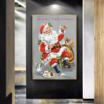 vintage weihnachtsplakat