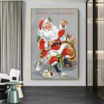 vintage weihnachtsplakat