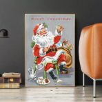 vintage weihnachtsplakat