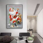 vintage weihnachtsplakat