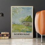 poster normandie vintage
