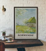 poster normandie vintage