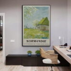 poster normandie vintage