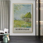 poster normandie vintage