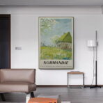 poster normandie vintage