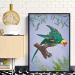vintage vogel poster