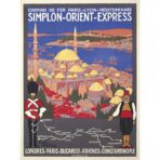 orient express vintage poster 1
