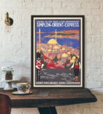 orient express vintage poster 1