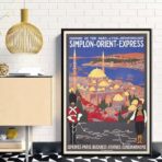 orient express vintage poster 1