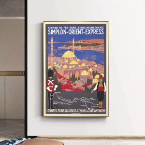 orient express vintage poster 1