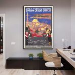orient express vintage poster 1