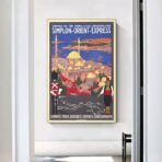 orient express vintage poster 1