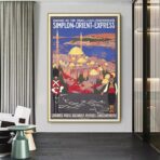 orient express vintage poster 1