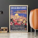 orient express vintage poster 1