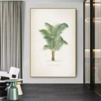 vintage palmen poster