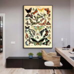 vintage schmetterling poster