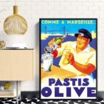 poster pastis olive marseille 1