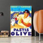 poster pastis olive marseille 1