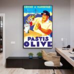 poster pastis olive marseille 1