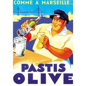 poster pastis olive marseille 1