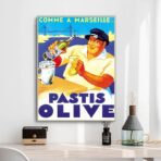 poster pastis olive marseille 1