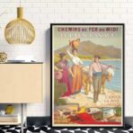 vintage baskenland poster