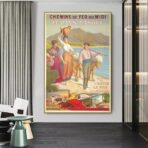 vintage baskenland poster