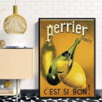 vintage perrier poster 2
