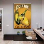 vintage perrier poster 2