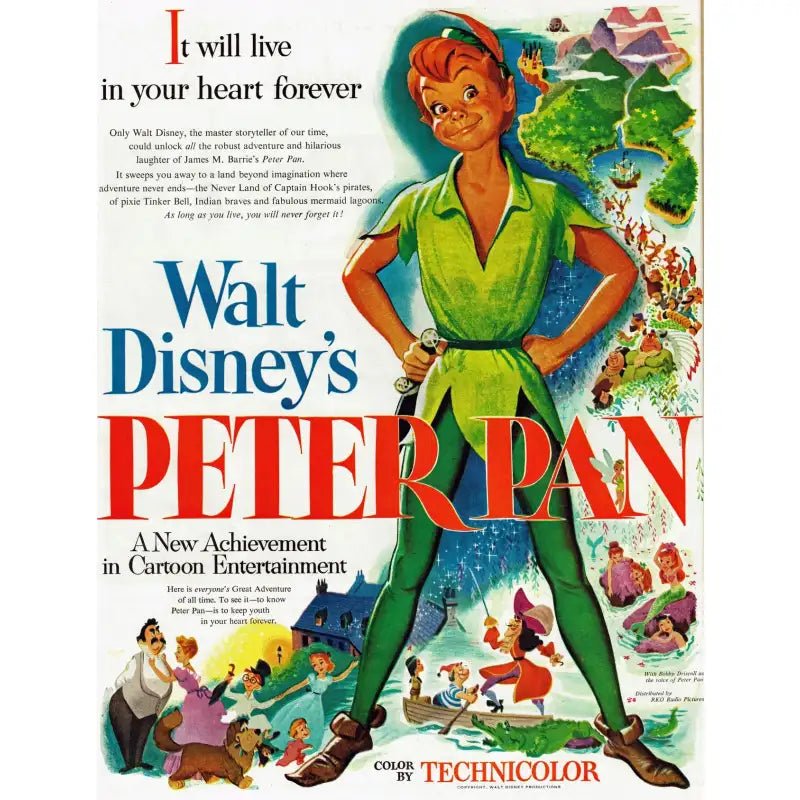 poster peter pan disney 1 poster peter pan disney 1
