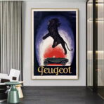 vintage peugeot poster 1