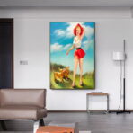 pin up poster jahr 60