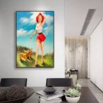pin up poster jahr 60