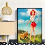 pin up poster jahr 60