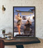pin up luftfahrt poster