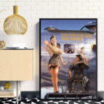 pin up luftfahrt poster