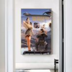 pin up luftfahrt poster