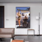 pin up luftfahrt poster