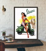 pin up vespa poster 1
