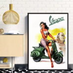 pin up vespa poster 1