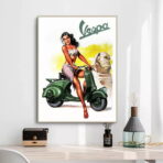pin up vespa poster 1