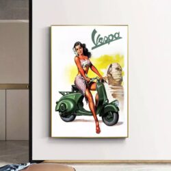 pin up vespa poster 1