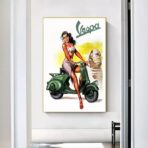 pin up vespa poster 1