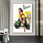pin up vespa poster 1