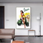 pin up vespa poster 1