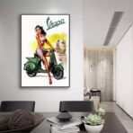pin up vespa poster 1